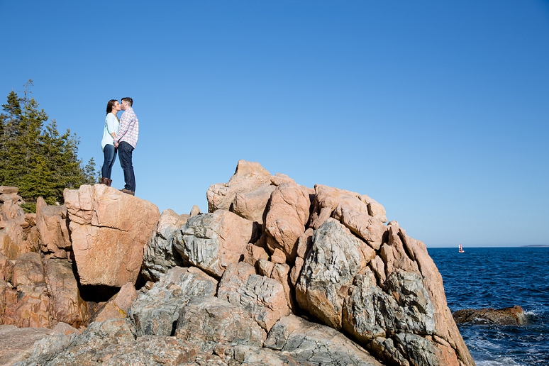 Acadia National Park Maine Wedding Engagement Photographer