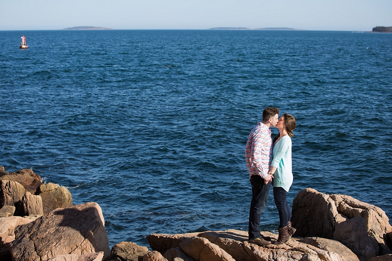 Acadia National Park Maine Wedding Engagement Photographer
