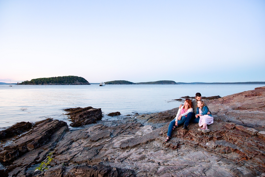 Photography by Bar Harbor Maine Family Portrait Photographer