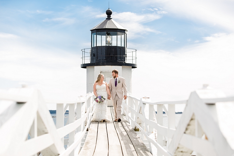 Photography by Marshall Point Lighthouse Maine Wedding Photographer