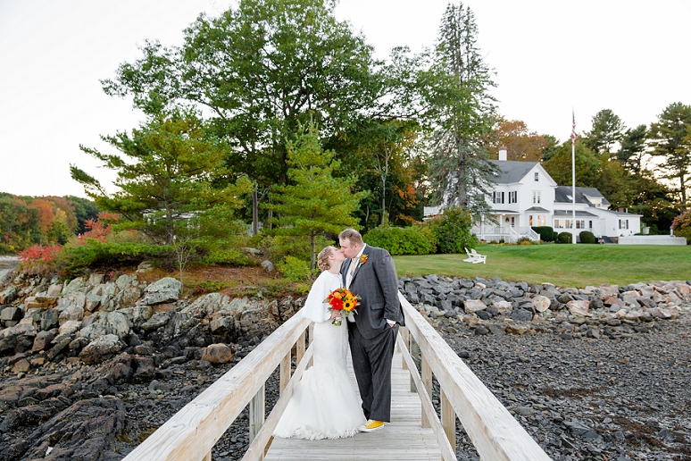 Dockside Restaurant Maine Wedding Photographer